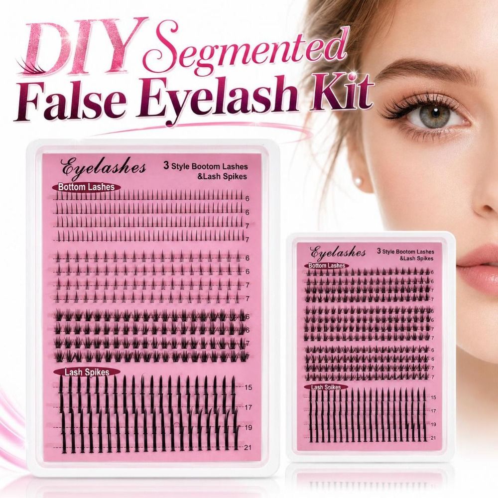 Eyelash Extension Anime Style - Ensemble de faux cils segmentés DIY