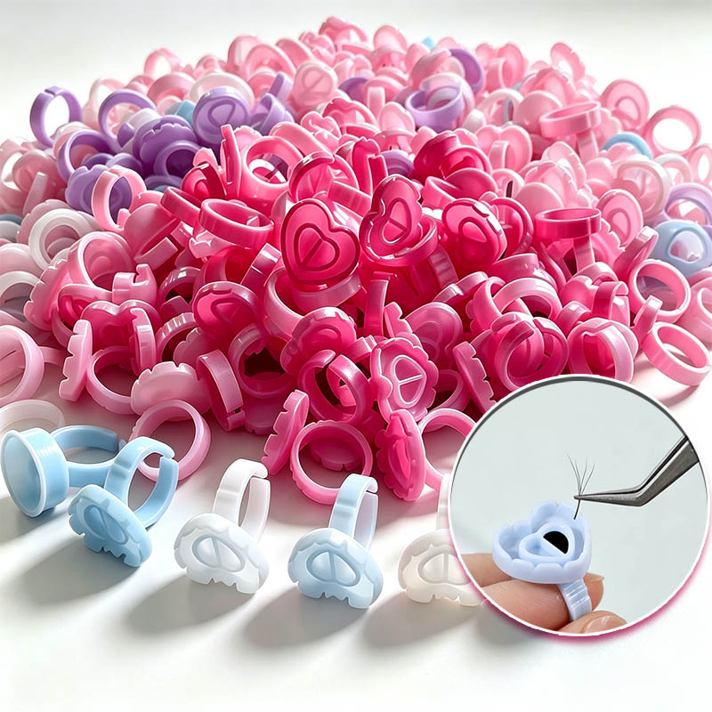 Refill Eyelash Extension - 100/300/500 pièces de coupelles jetables pour
