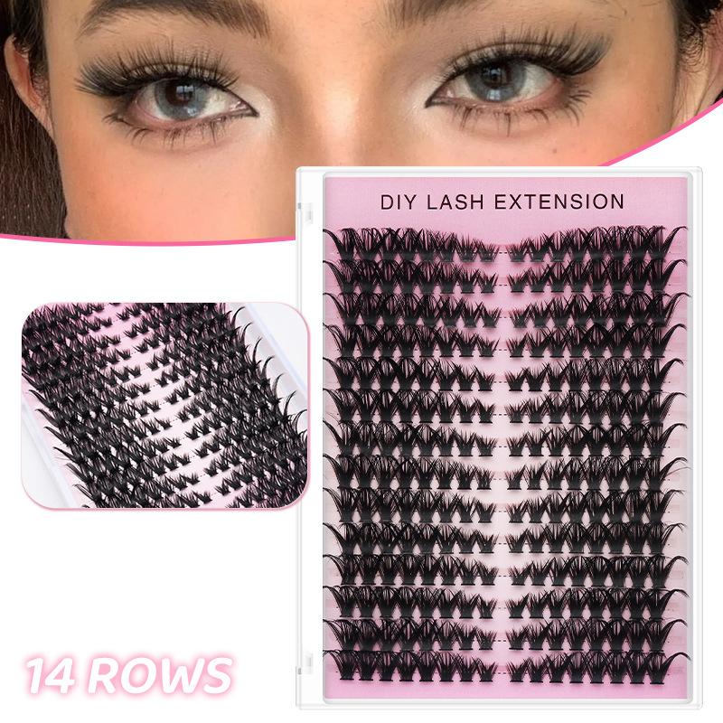 Eyelash Extension Volume - 20 faux cils individuels DIY pour
