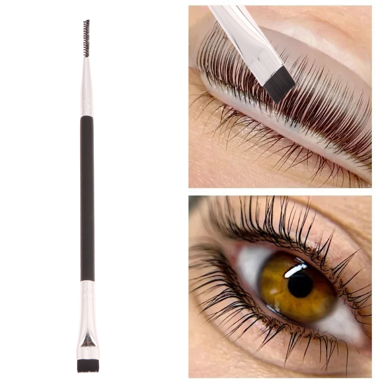 Eyelash Extension Double Lash - Brosse double embout pour rehaussement et
