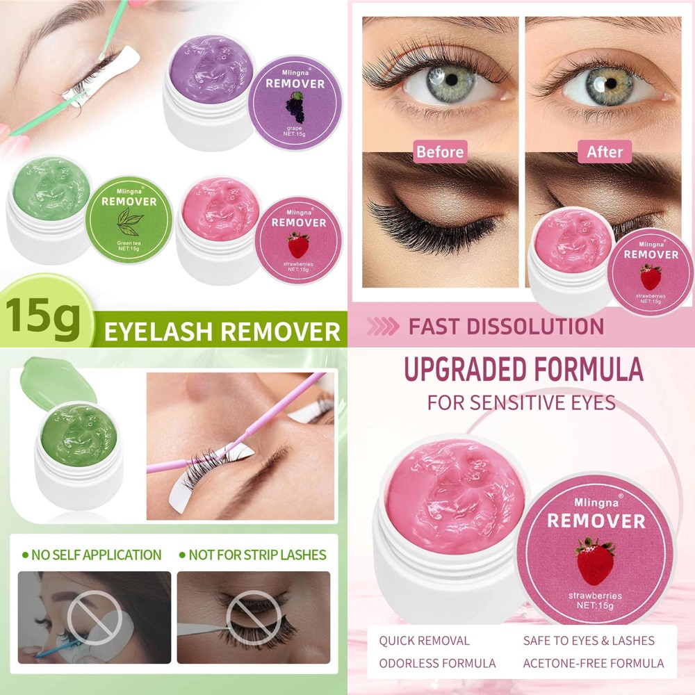 Lash Removal Cream - 1 pièce de crème dissolvante pour