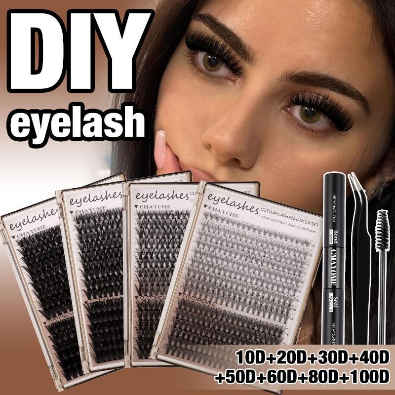 Eyelash Extension Single Lash - Kit de faux cils 3D 10D-100D,