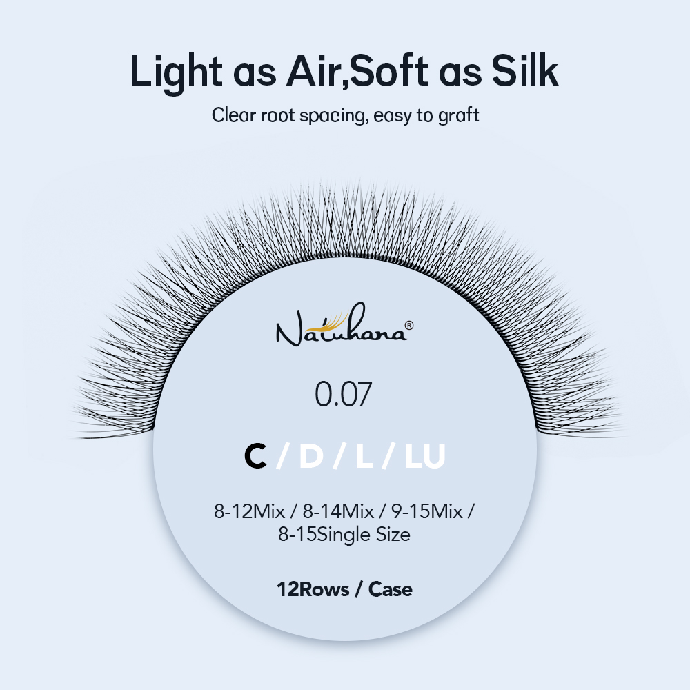 NATUHANA pointe unique 2D YY c - Eyelash Extension Single Lash avis et prix