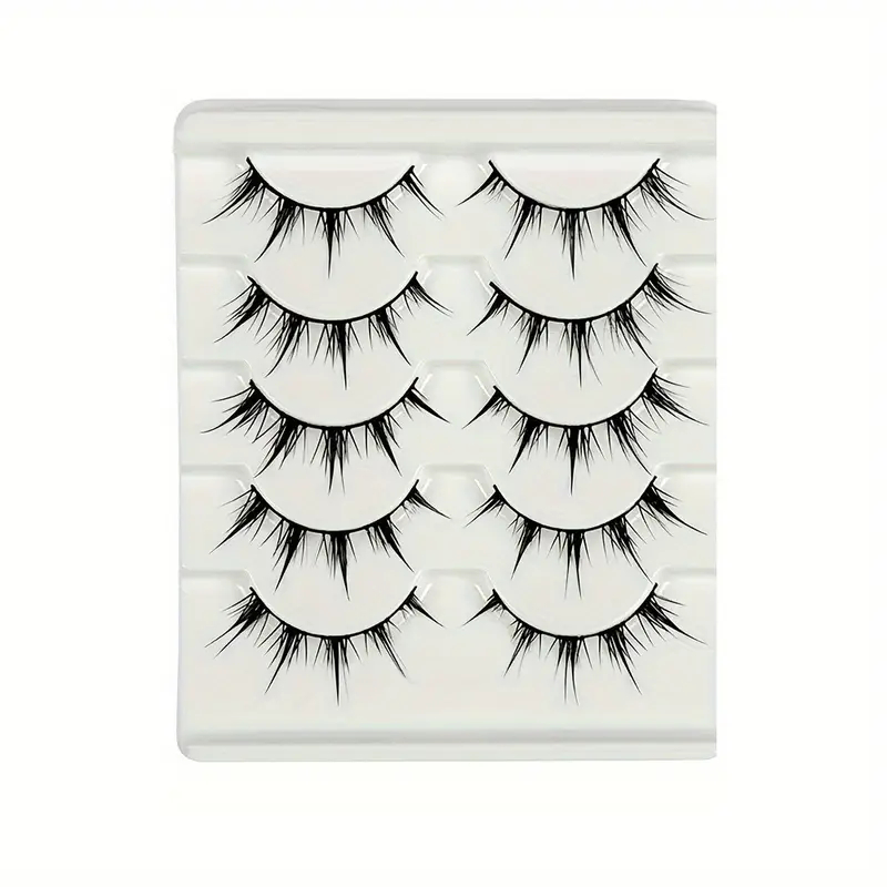 5 paires de faux cils de style - Eyelash Extension Anime Style avis et prix