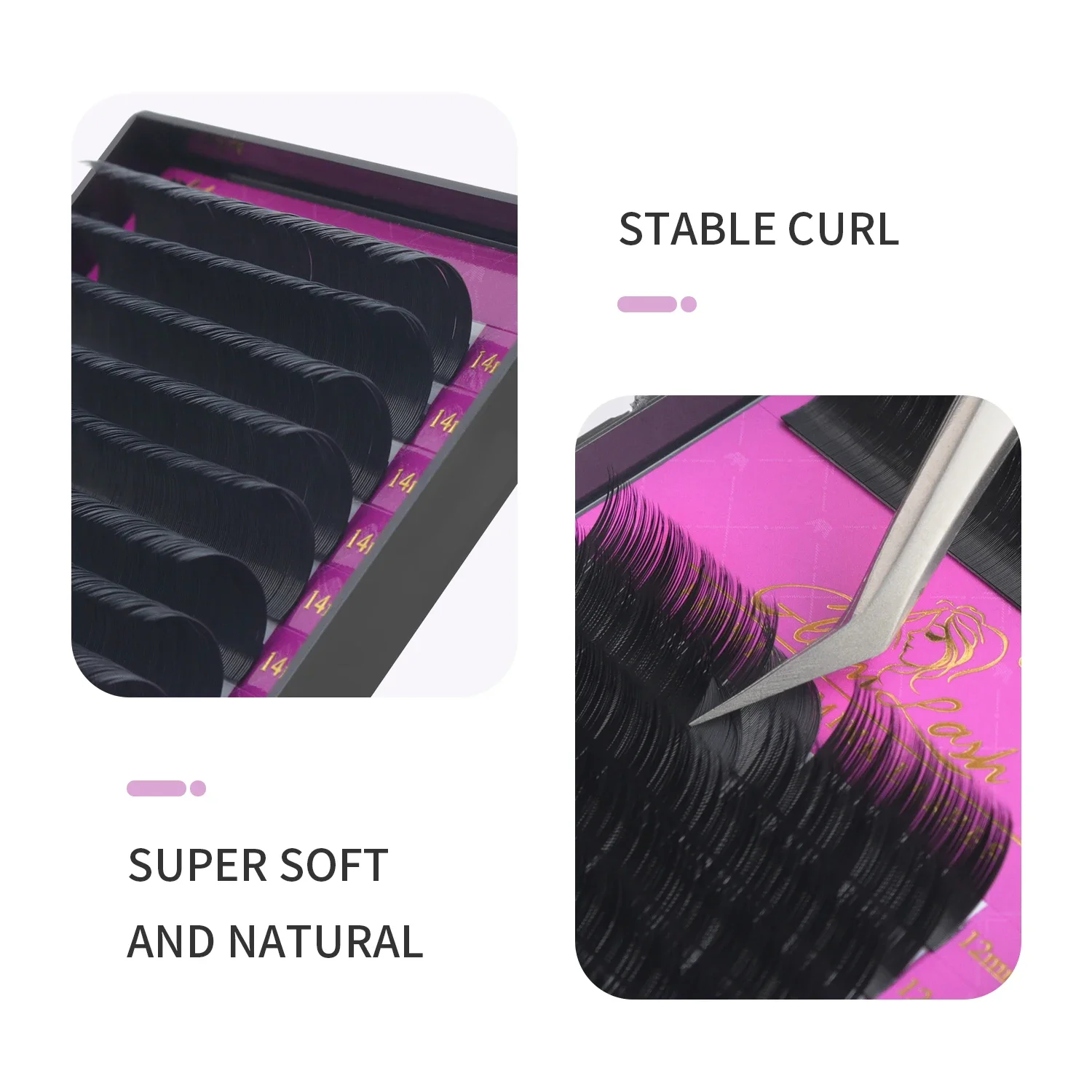 GLAMLASH vente en gros 16 rang - Eyelash Extension Single Lash avis et prix