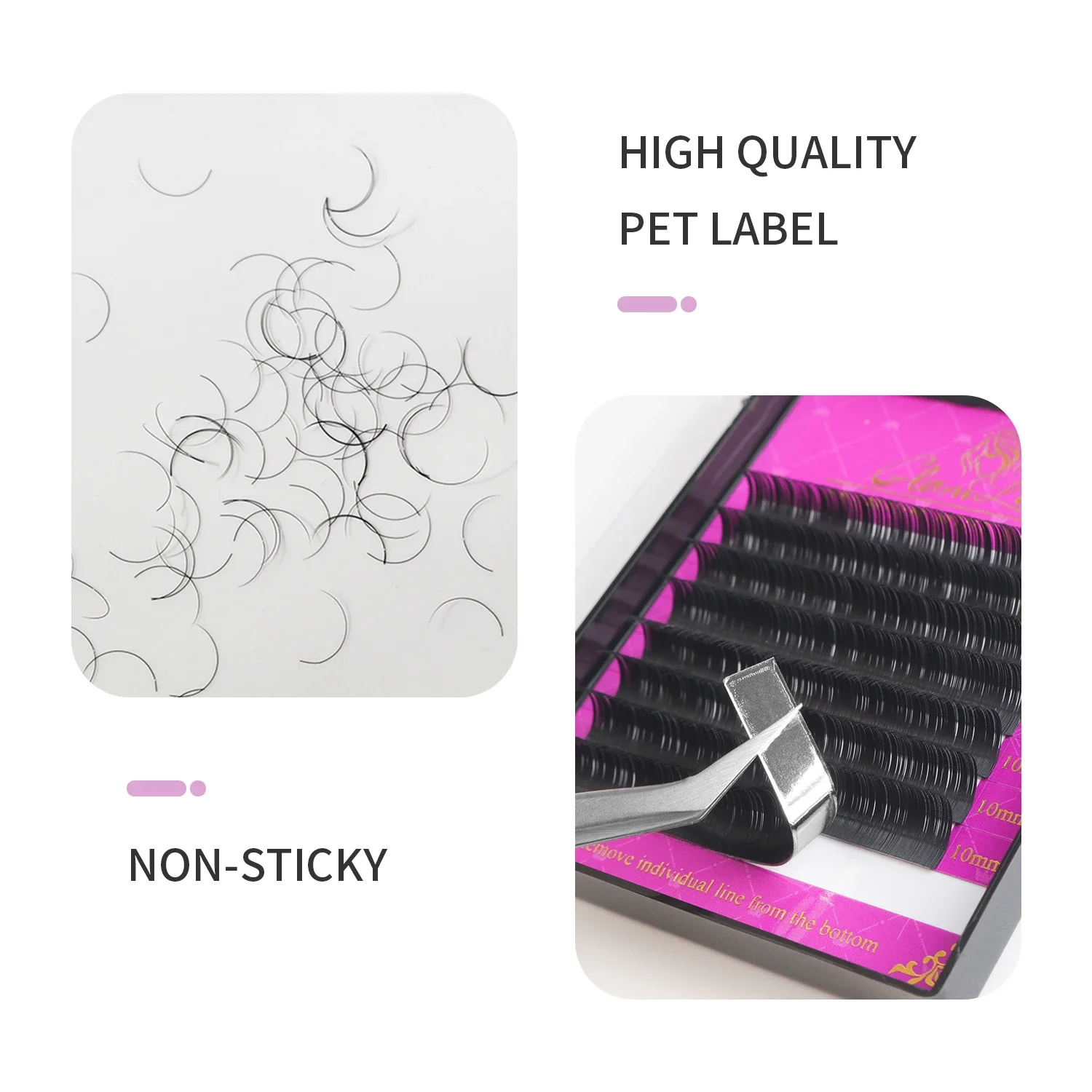 GLAMLASH vente en gros 16 rang - Eyelash Extension Single Lash avis et prix