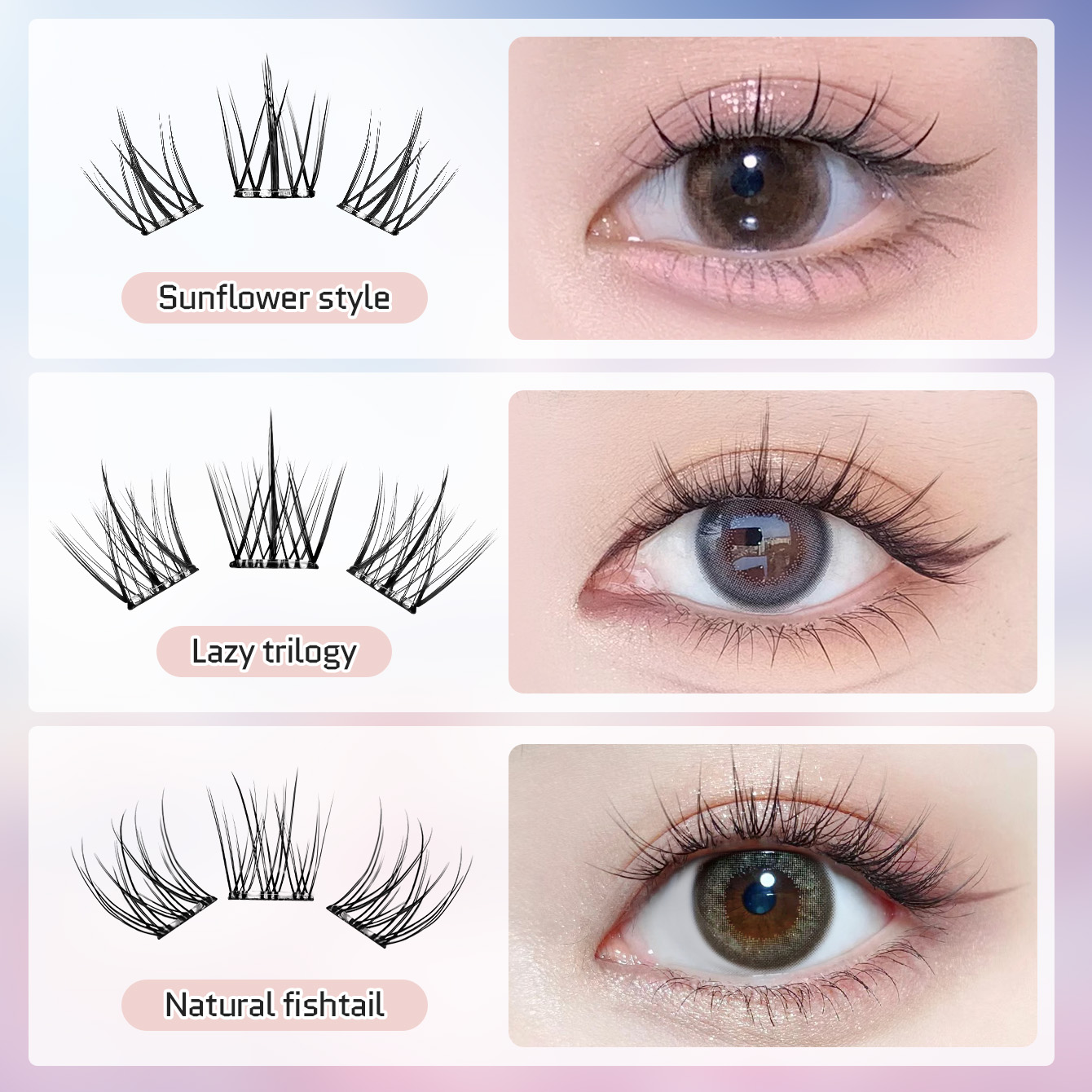 10 rangées de faux cils auto-a - Eyelash Extension Single Lash avis et prix