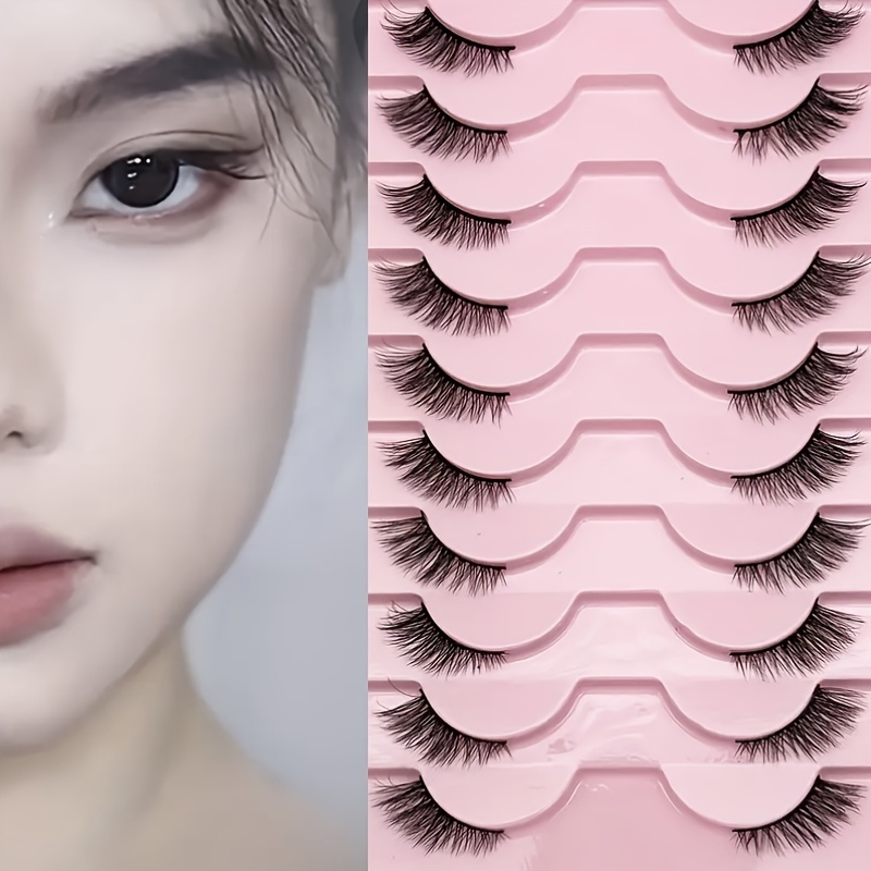 10 paires de demi-cils naturel - Eyelash Extension Volume avis et prix