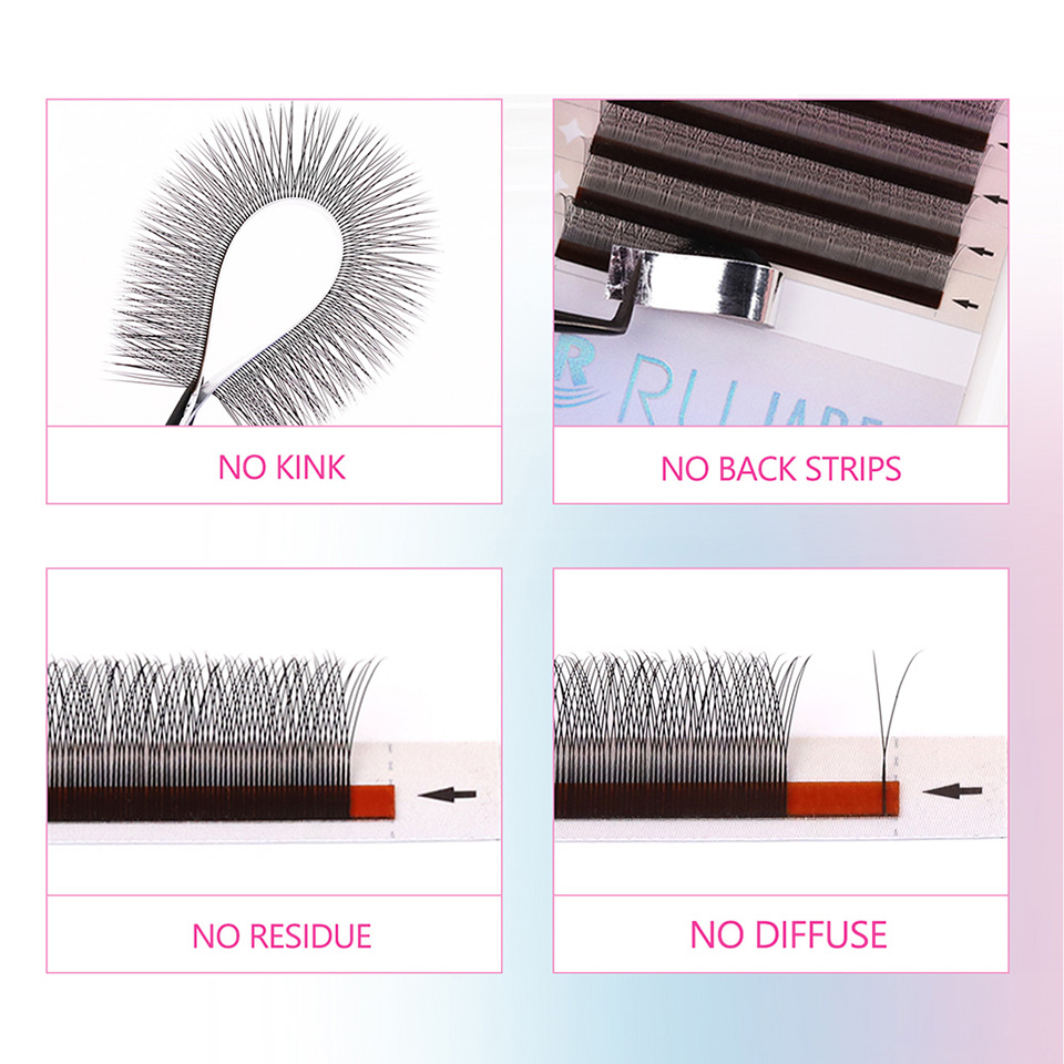 RUJADE Cils en Y 2D, Maille Cr - Eyelash Extension Single Lash avis et prix